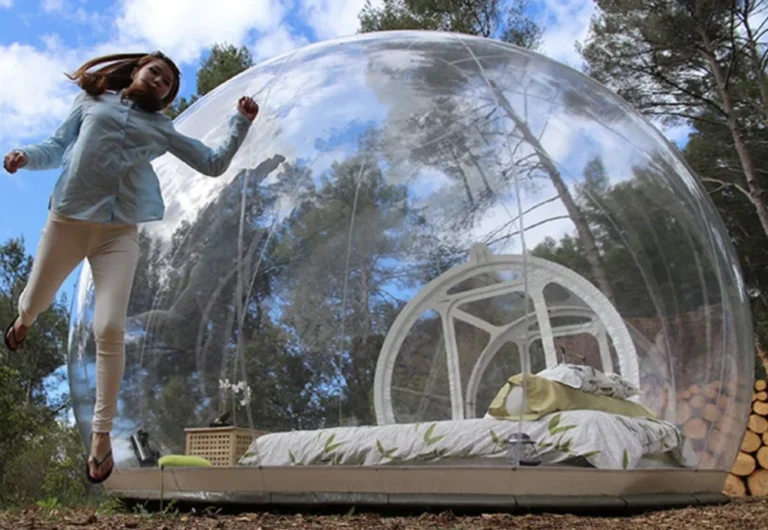 small bubble tent