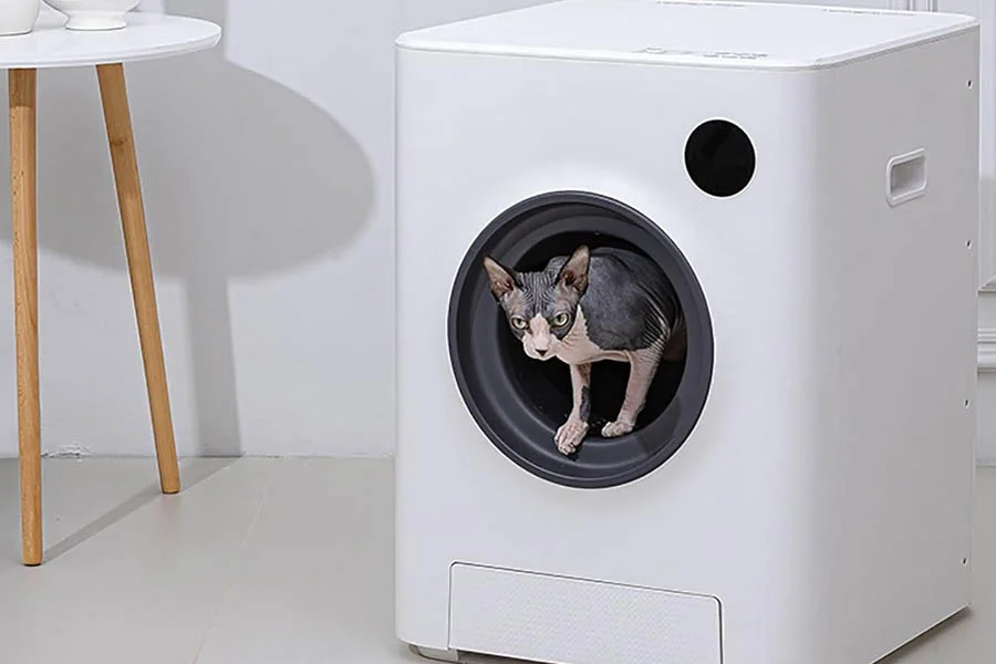 automatic cleaning cat box