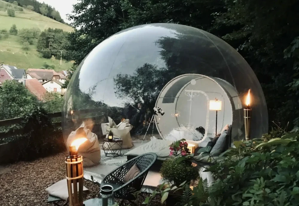 make your own bubble tent